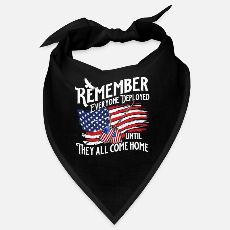Remember Deployed Until They All Come Home Bandana