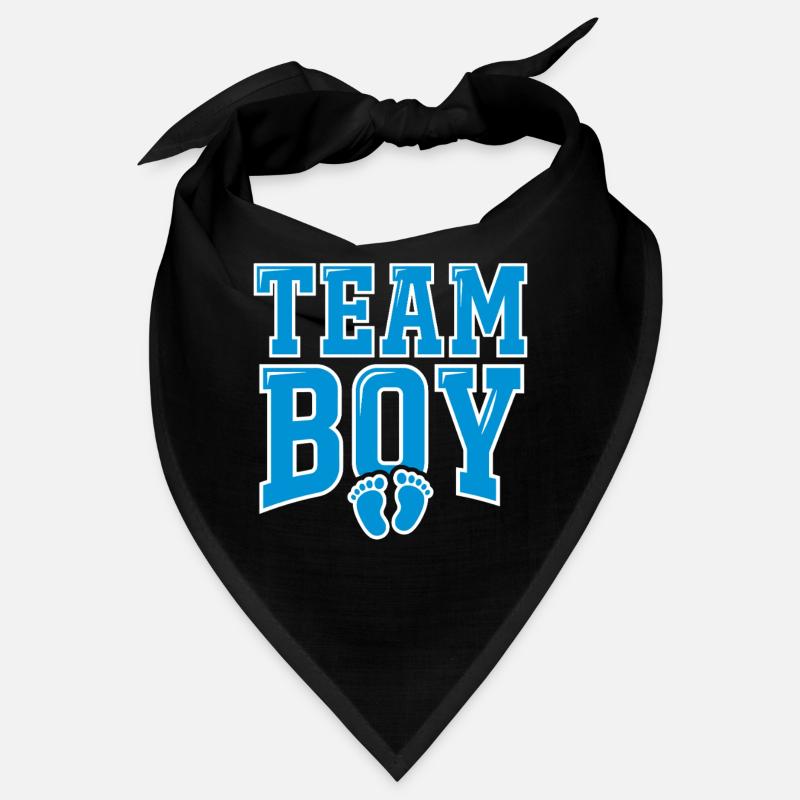 TEAM BOY Typographie avec empreintes Bandana