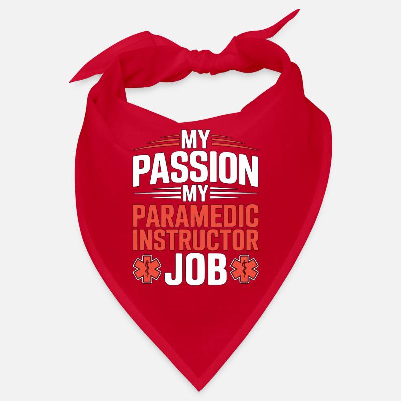 Instructeur de paramédic Ma passion Mes soins d’urgence Bandana
