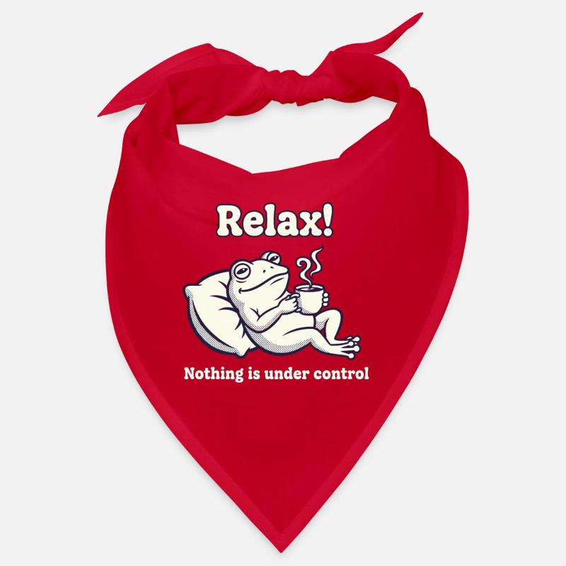 Relaxed frog: Nothing is under control Bandana