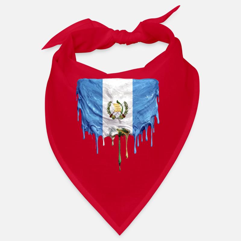 Guatemala Flagge Schmelz-Effekt Bandana