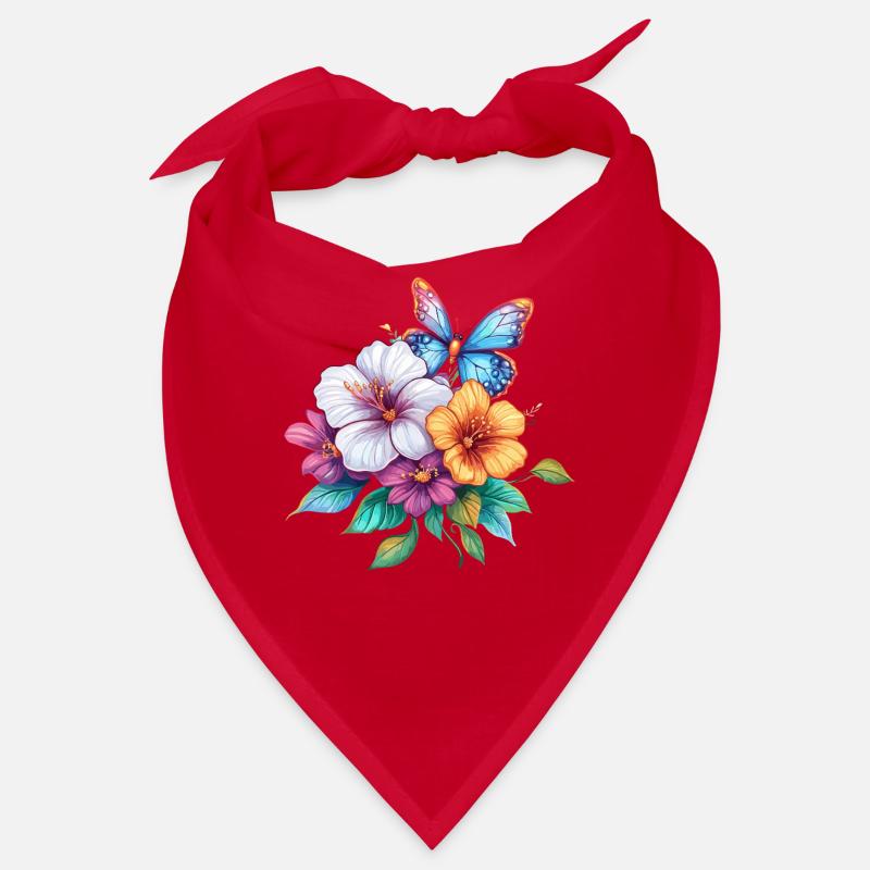 Bouquet avec papillon Bandana