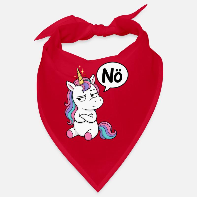 Genervtes Einhorn Nö Bandana