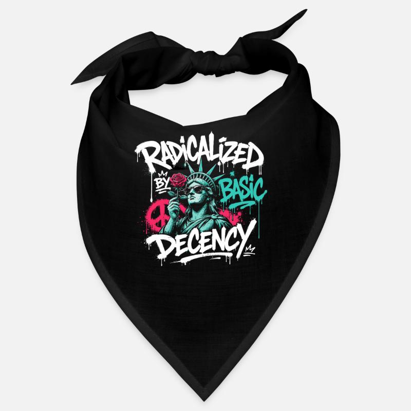 Radicalized Basic Decency Graffiti Bandana