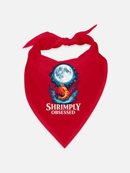 Garnelenverrückt | Shrimp Aquarium - Bandana - Rot - Vorne