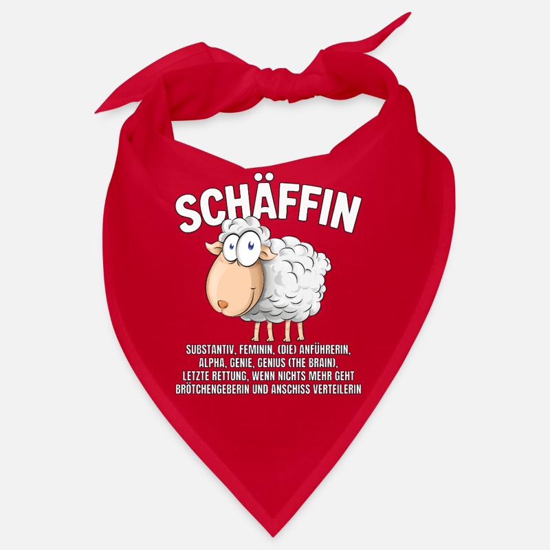 Schäffin - Alpha Schaf als Chefin Bandana