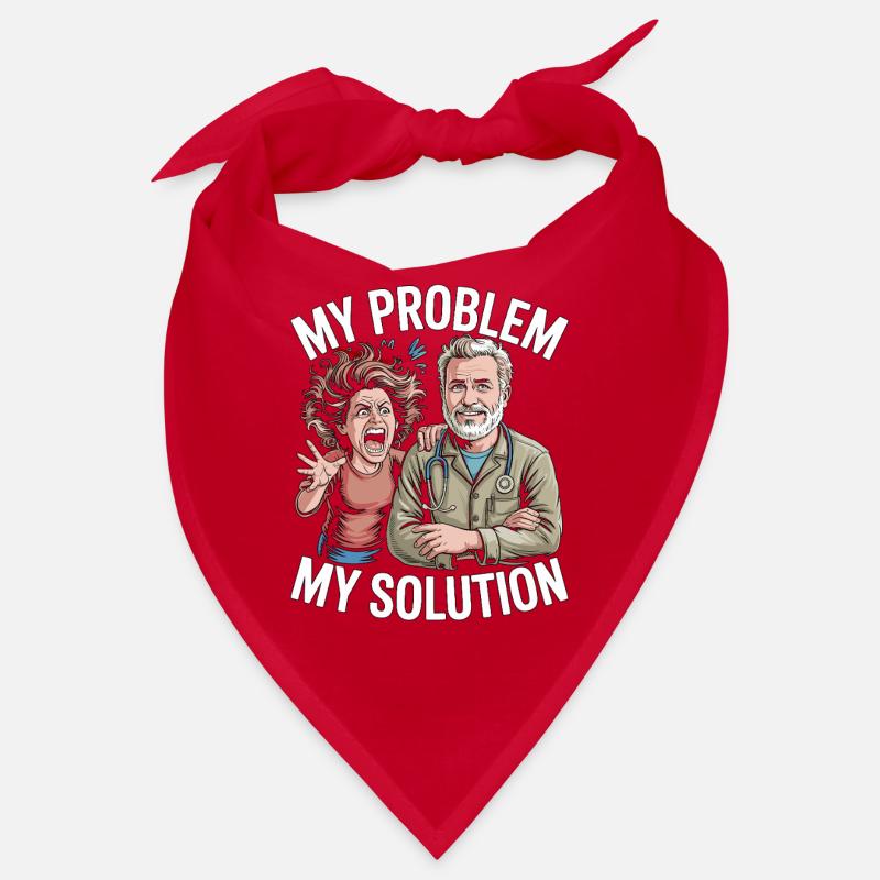 Wildlife Vet My Problem My Solution Pictogram Dad Bandana
