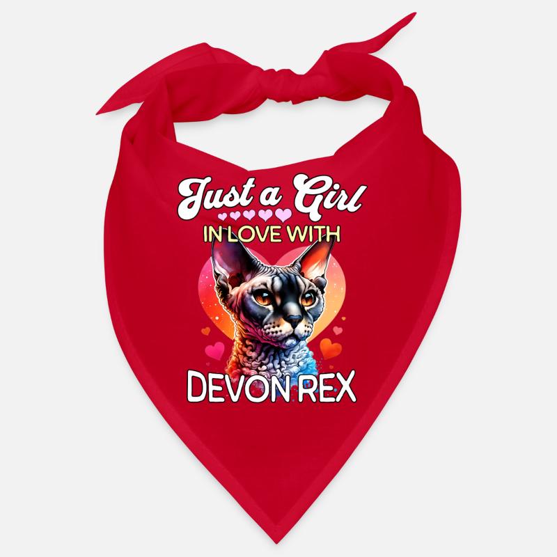 Devon Rex Girl Bandana