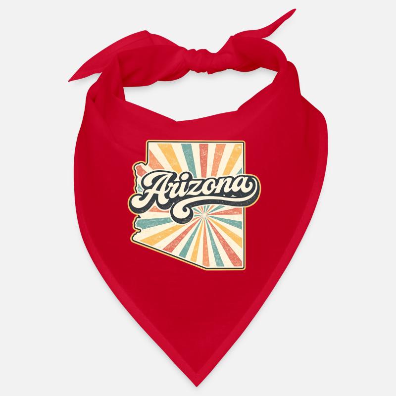 Arizona Retro Sunburst Script Bandana