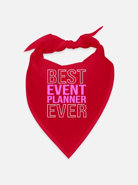 Event Planer - Bandana - Rot - Vorne