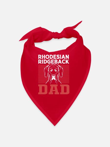 Rhodesian Ridgeback - Bandana - Rot - Vorne
