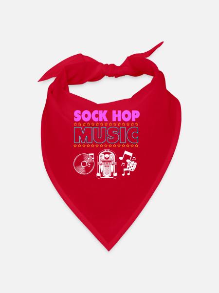 Sock Hop - Bandana - Rot - Vorne