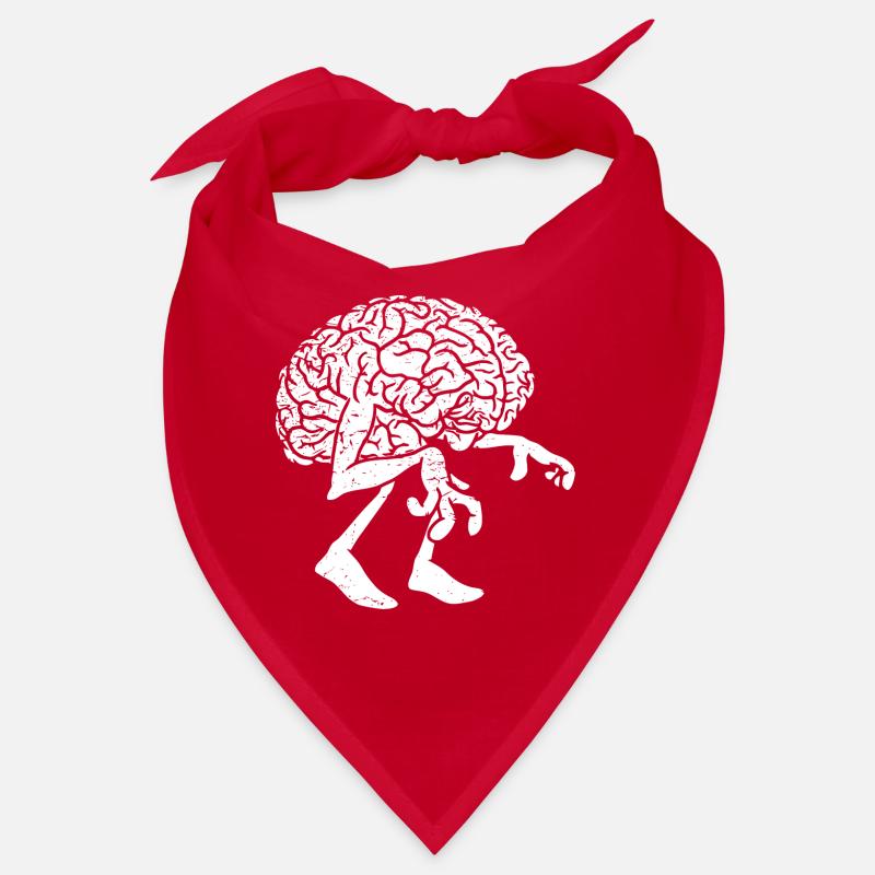 Brain Ghost - Bandana - red