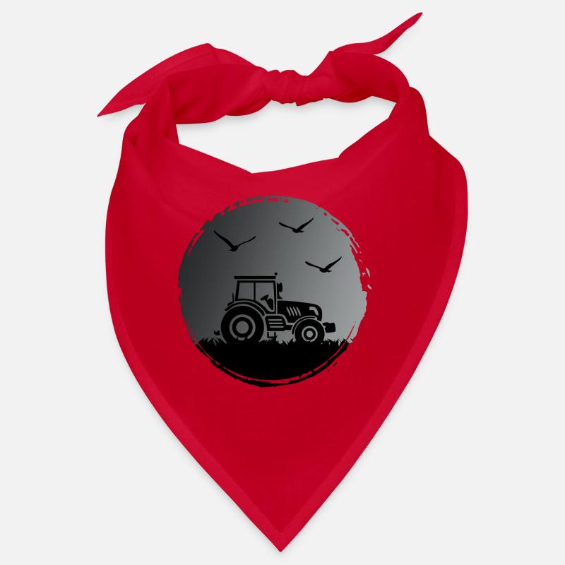 Traktor Traktorfahrer "Ernte im Mondschein" Bandana