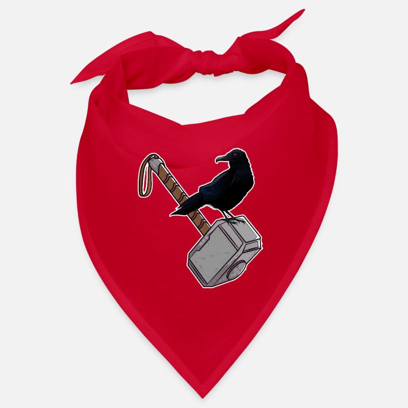 Thor Hammer Mjölnir Corbeau Bandana
