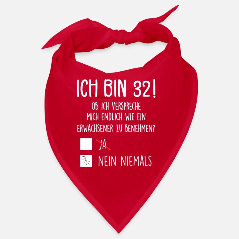 Ich Bin 32! - 32. Geburtstag 32 Bandana