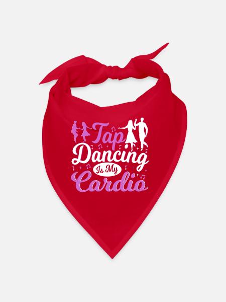 La danse à claquettes est ma danseuse de claquettes cardio drôle - Bandana - rouge