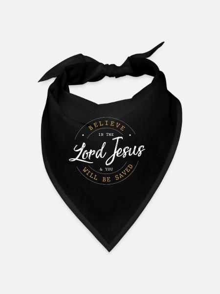 Christliches Jesus Geschenk - Bandana - Rot - Vorne