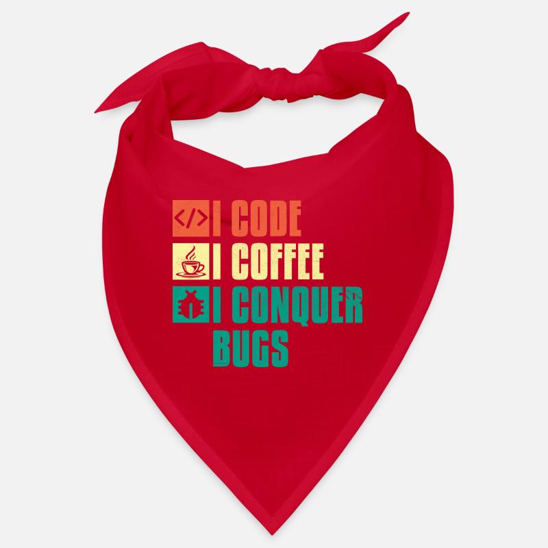 Coffee Coding Programmer Coder Developer Nerd Coff Bandana