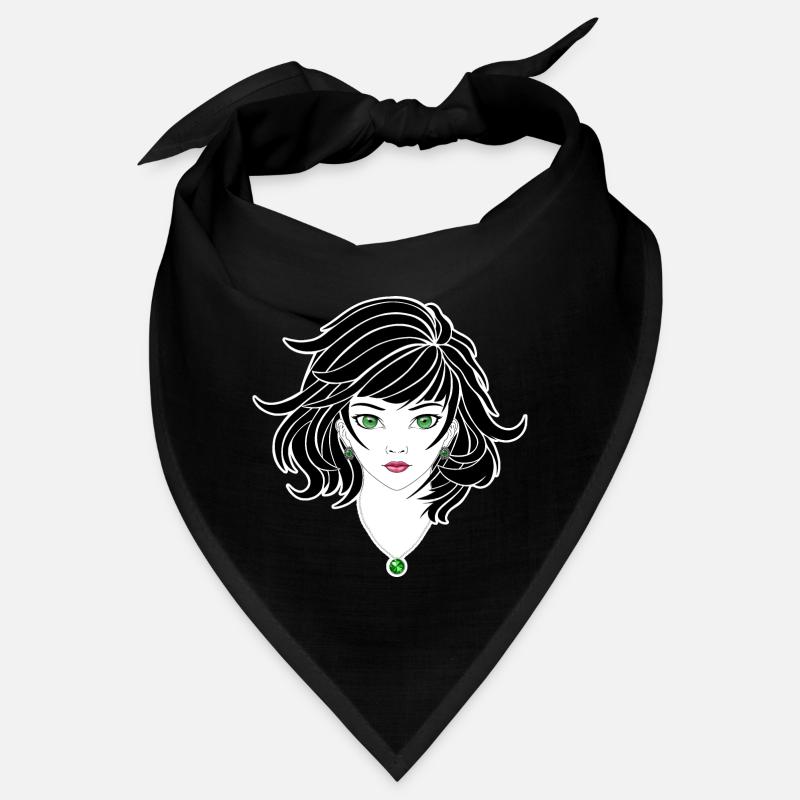 Gothic Anime Mädchen Bandana