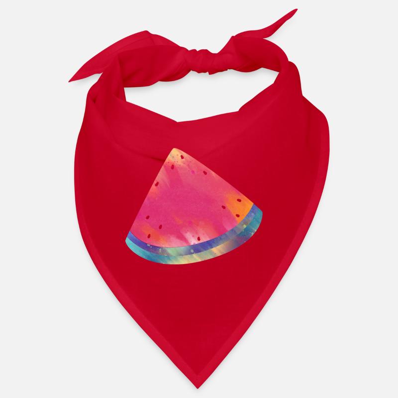 Bunte Wassermelone Sommer Lebensmittel Bandana