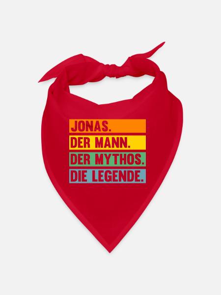 Jonas - Bandana - Rot - Vorne