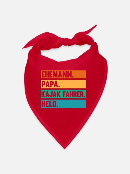 Schullehrerin Lehrerin - Bandana - Rot - Vorne