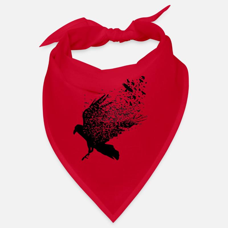 Wikinger - Walhalla Raben Grafik Bandana