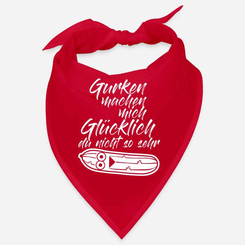 Gurke - lustiger Gurken Spruch Bandana
