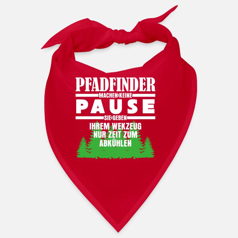 Pfadfinder Spruch - Keine Pause Bandana