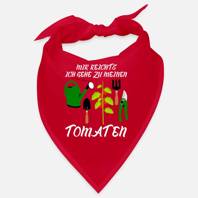 Tomaten und Tomate Spruch Bandana