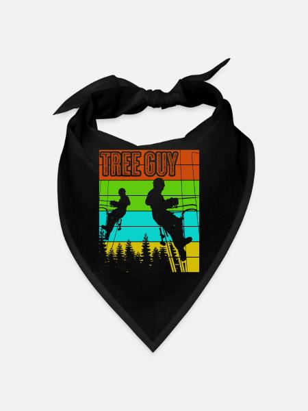 Arborist Tree Guy Lumberjack Arborist - Bandana - red - Front