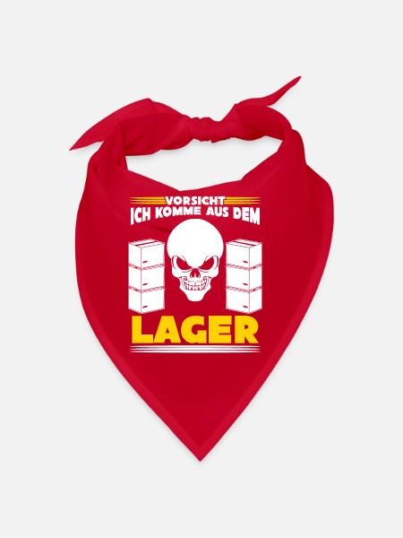 Lagerist Lager Logistiker Lagerarbeiter - Bandana - Rot