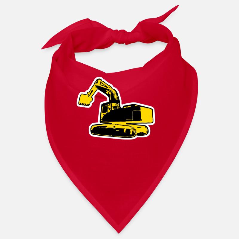 Baggerfahrer Bagger Baustelle Bandana