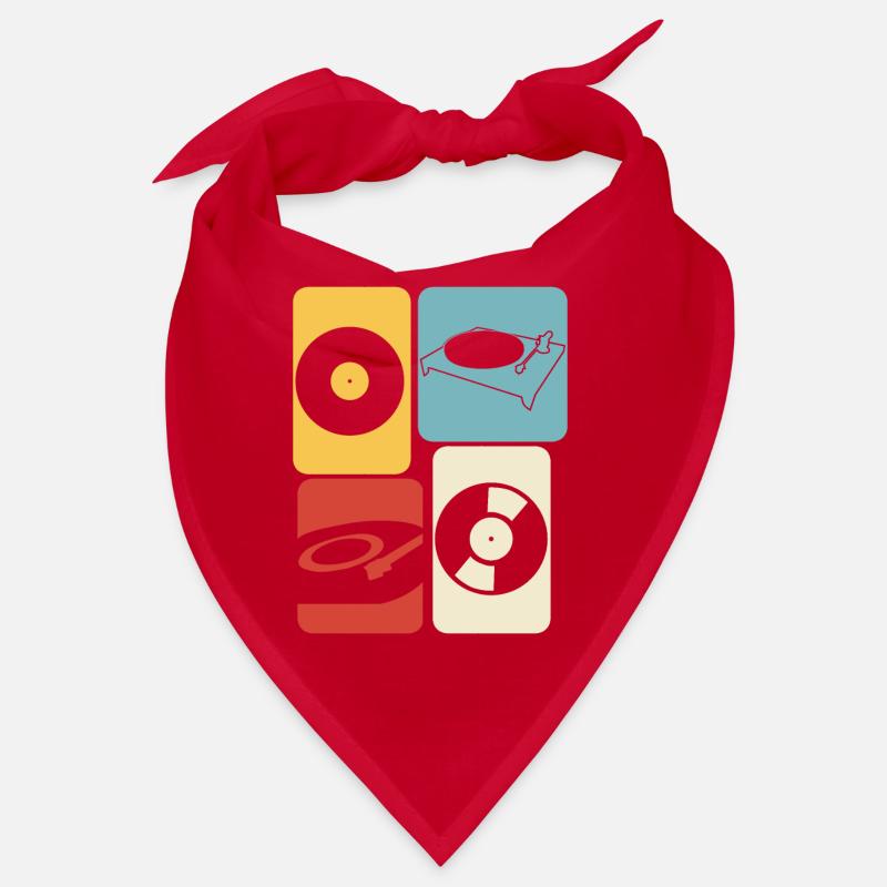 Record Retro Turntable Bandana