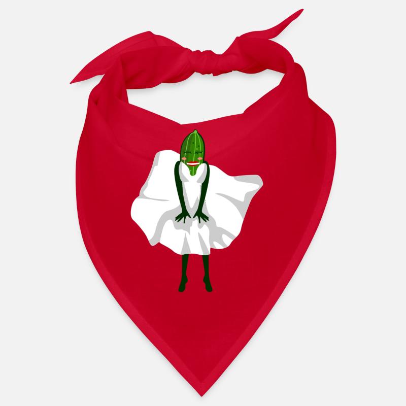 Gurke mit Kleid Gurken Bandana