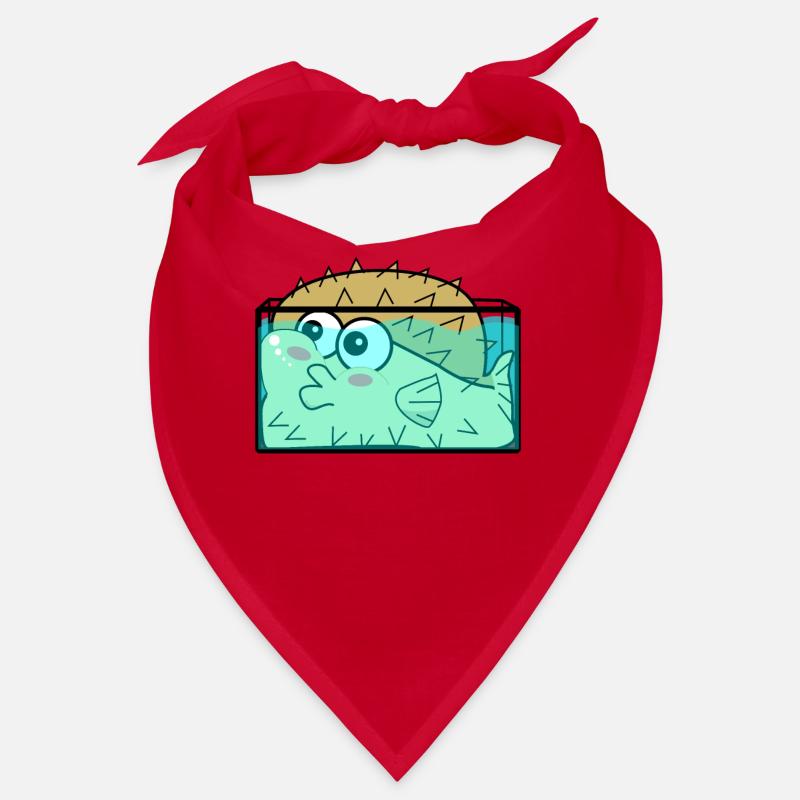 Puffer fish in the aquarium Puffer fish Bandana