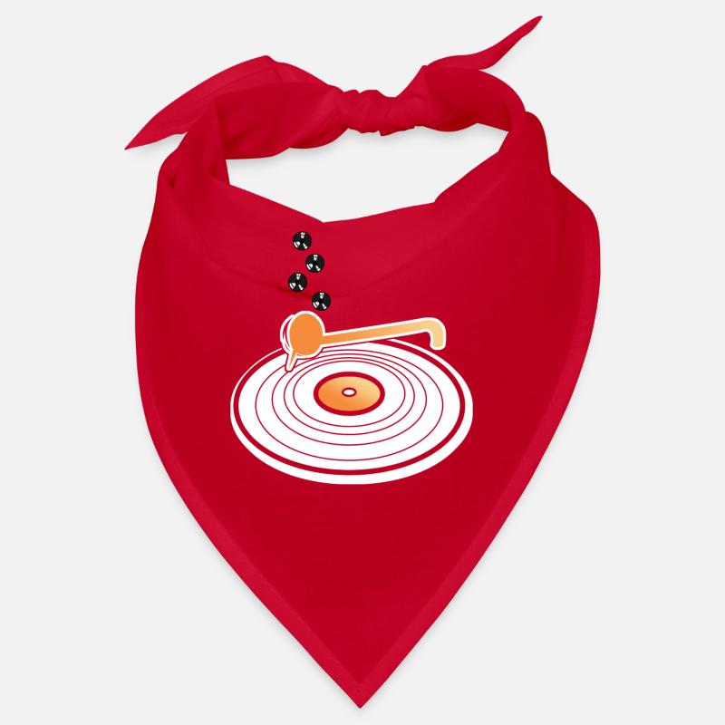 Vinyl Record Player Disk Jockey Bandana