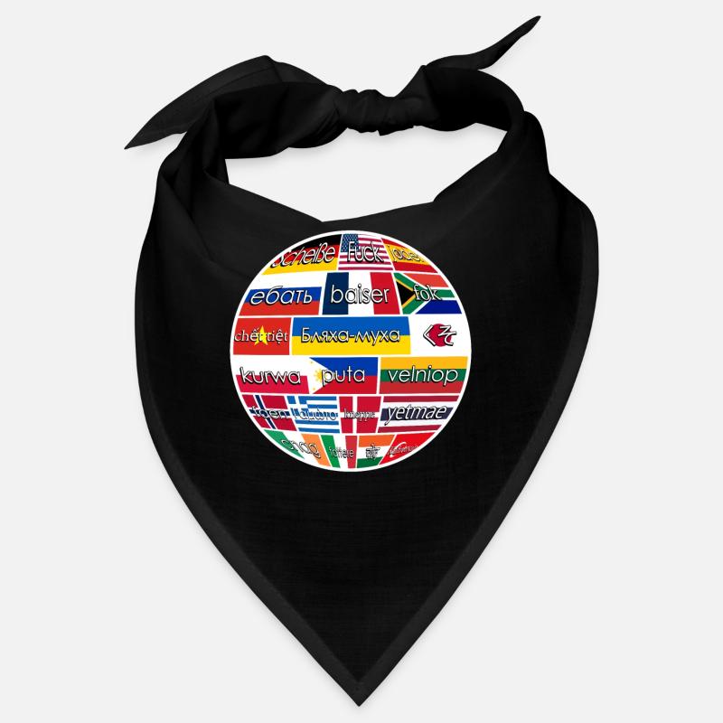 Misanthrope Grumpy Curse Words Bandana