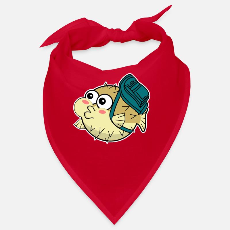 Puffer Fish with Backpack Bandana