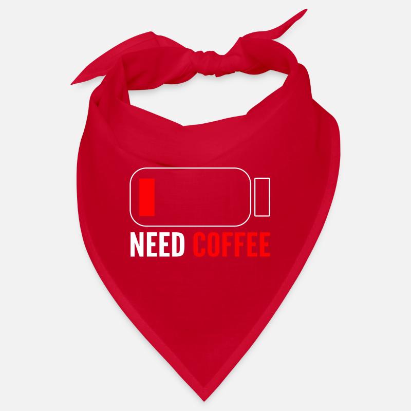 Need Coffee Café -Shop -Mitarbeiter Bandana