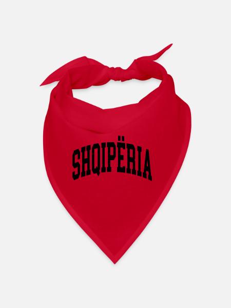 Albania - Bandana - red - Front