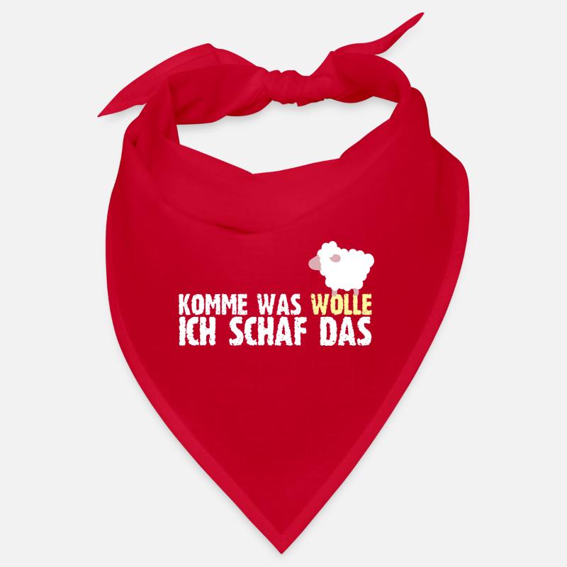 Komme Was Wolle Ich Schaf Das Baumwolle Bauer Bandana