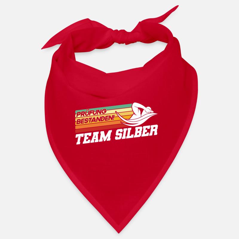 Silber Schwimmer Prüfung Silber Schwimmabzeichen Bandana