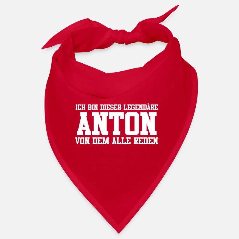 Anton Name Design Bandana