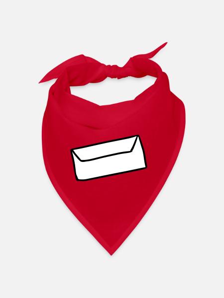 Envelope envelope letter letter icon - Bandana - red - Front