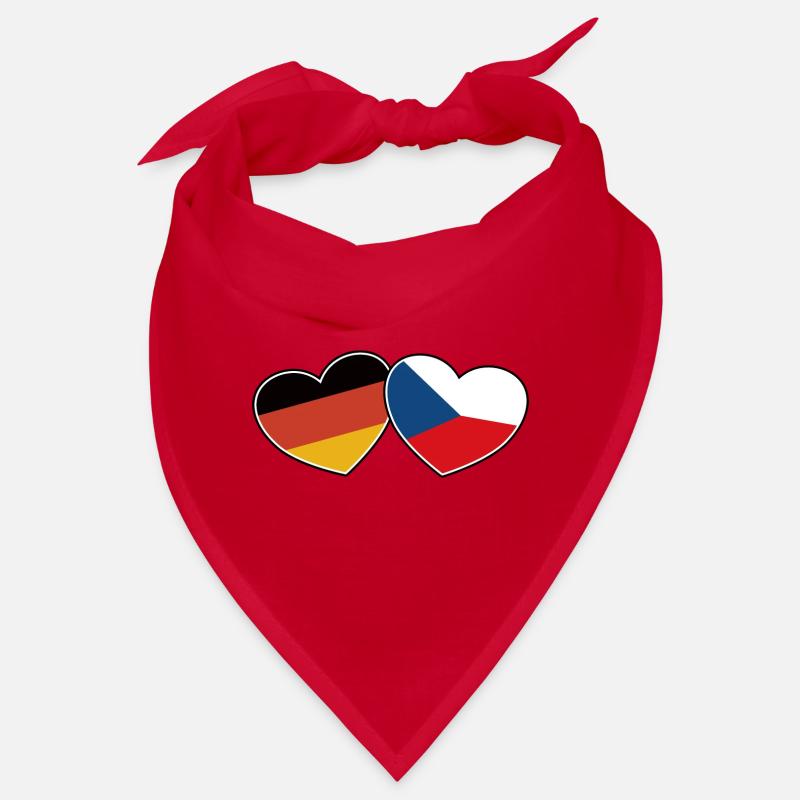 Deutsch Tschechische Freundschaft - Geschenk Bandana