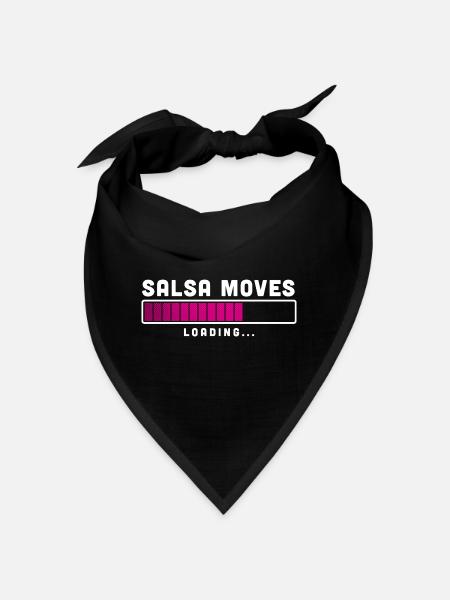 Salsa bewegt lustige Salsa-Tänzerin Geschenk - Bandana - Rot - Vorne