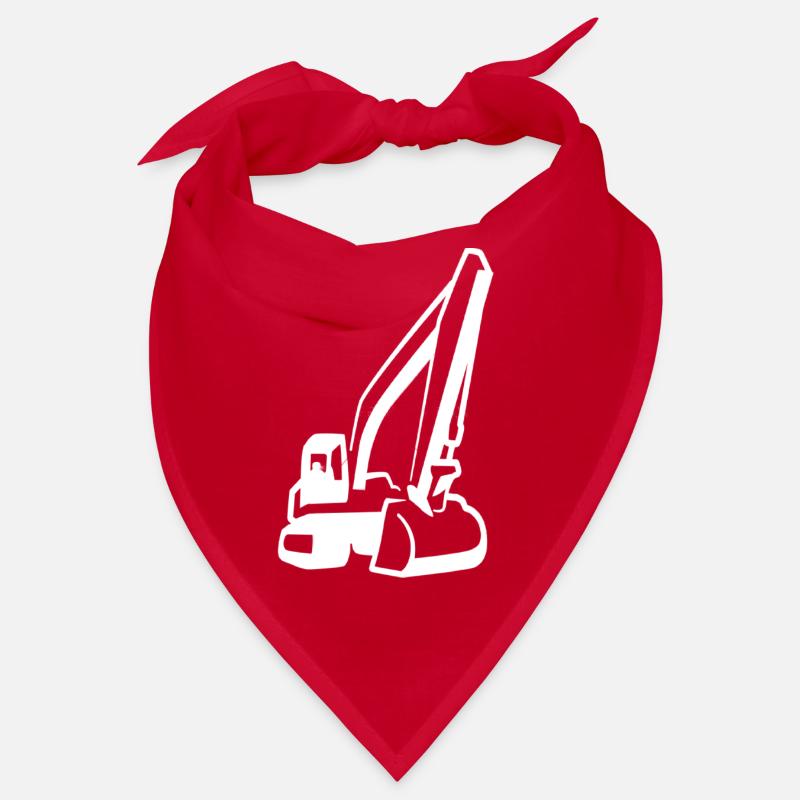 Bagger, Baumaschine, Baggerfahrer, Bandana