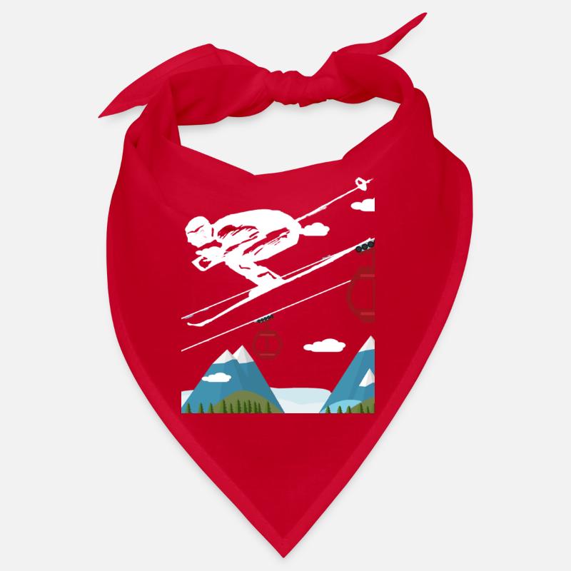 Ski ski vacances ski Bandana